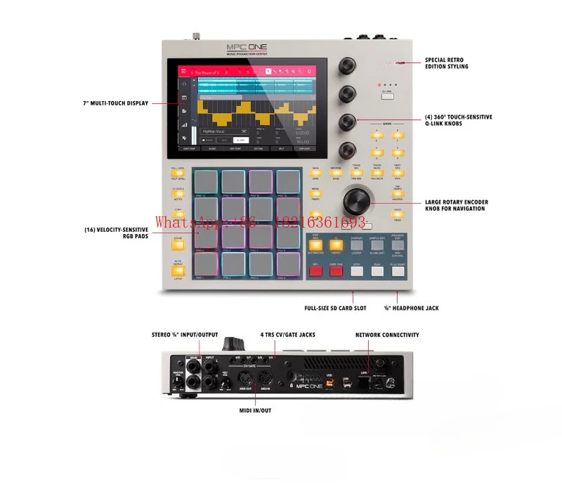 Midi Controller Pad - 2026GOOD Arranger Keyboard Drumcomputer Controller Musikpad
