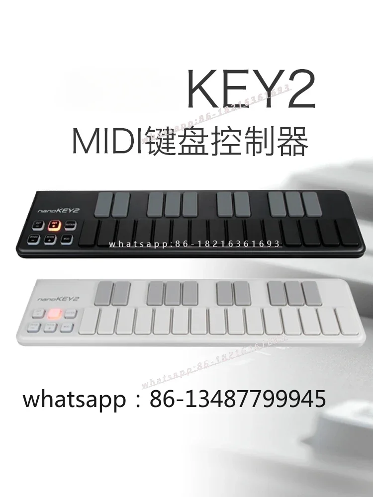 Midi Controller Pad - GOOD2026 Nano Kontrol2/Key2/Pad2 Tragbarer MIDI-Controller Keyboard
