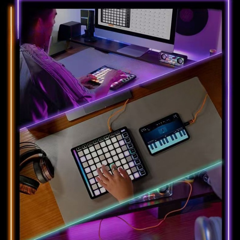 64-Tasten MIDI Percussion Pad  – Midi Controller Pad Bewertung und Preis