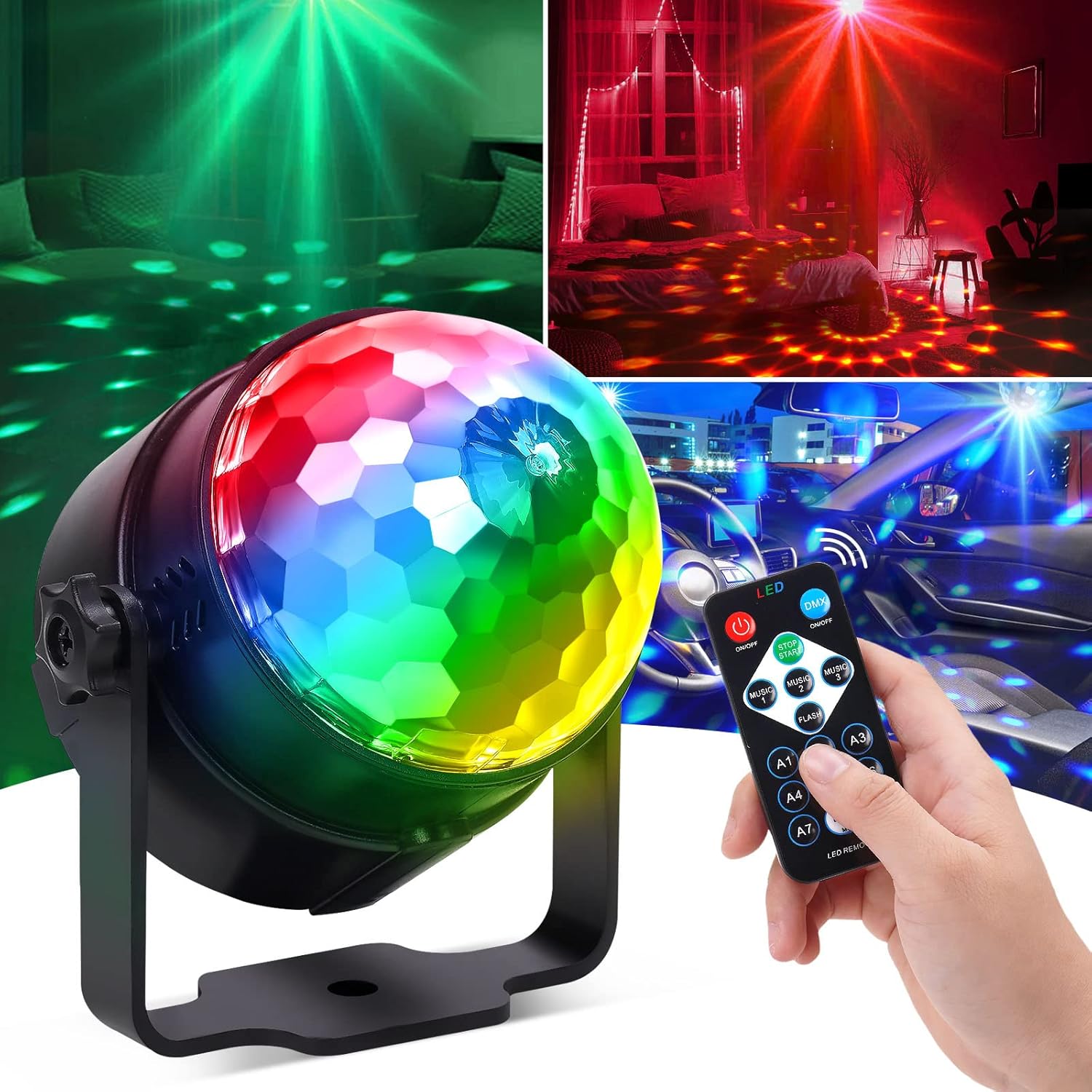 RGB LED Bühne Disco Licht Roti – Audio Music Dj Bewertung und Preis