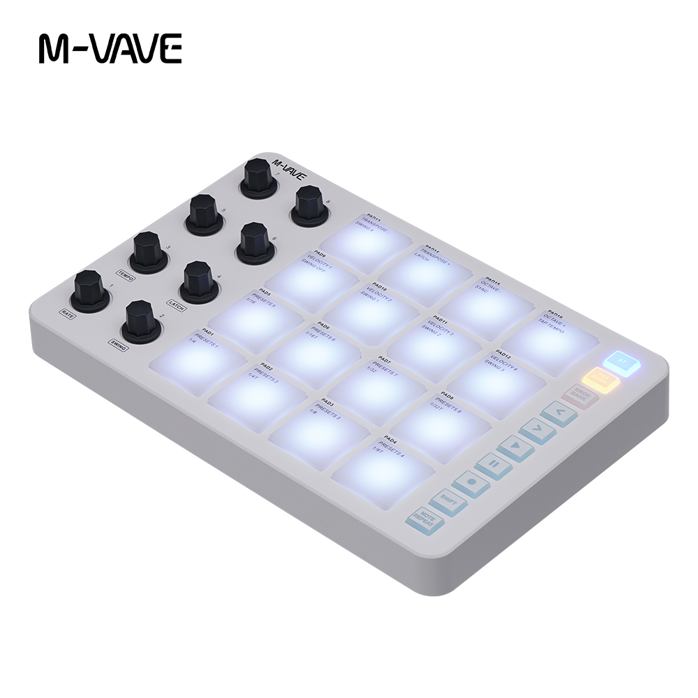 M-VAVE Kabelloser MIDI-Pad-Con – Midi Controller Pad Bewertung und Preis